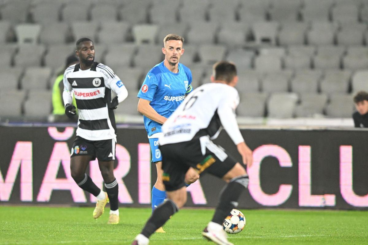 U Cluj - Universitatea Craiova: și-au pus piedică reciproc! Ratări imense în ultimul meci al etapei 18 din Superliga