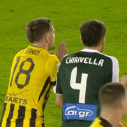 Răzvan Marin a fost eliminat în Panathinaikos - AEK Atena / foto: captură YouTube AEK Atena