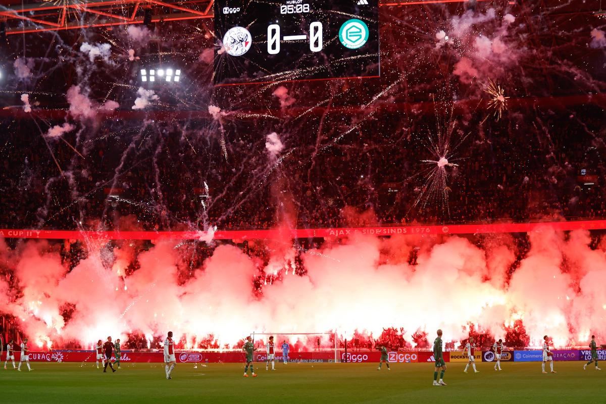 Imagini incredibile de la Ajax - Groningen/ foto Imago Images