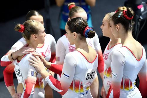 Echipa feminină la CM de la Anvers Foto Facebook