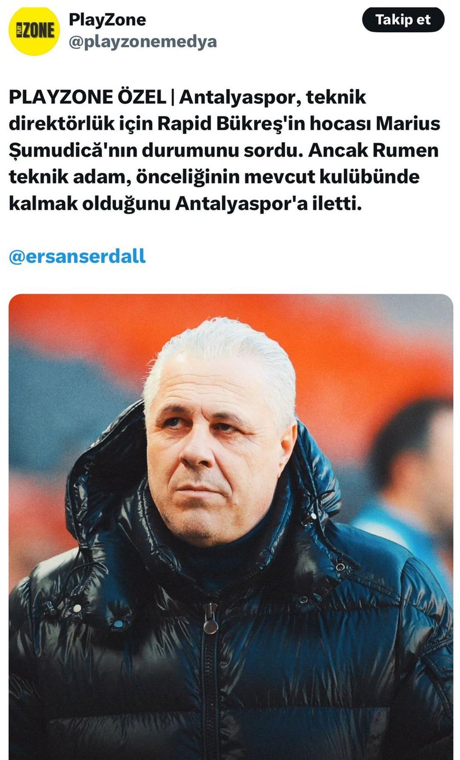 Și turcii au scris că Antalyaspor l-a ofertat pe Marius Șumudică Ofertă COLOSALĂ pentru Marius Șumudică, din Turcia » GSP are toate detaliile