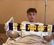 Andrei Bucur, pe patul de spital, după prima operație / Sursă foto: Instagram@ FC Argeș