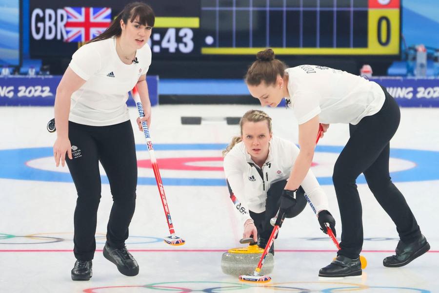 Echipa Marii Britanii în timpul finalei de la JO 2022 de la Beijing Foto: Imago Images Secretul unei mici insule nelocuite și legătura cu Jocurile Olimpice de iarnă: „Probabil am câștigat toate medaliile”