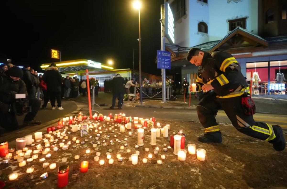 Flori și candele aprinse în memoria victimelor tragediei din Crans Montana