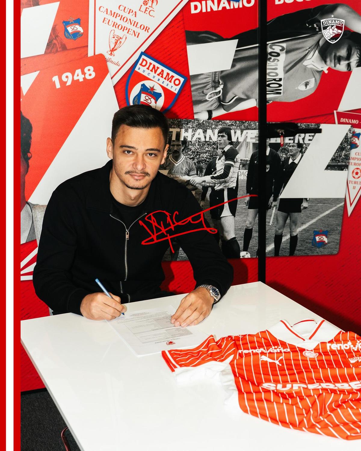 Valentin Țicu, prezentat oficial la Dinamo