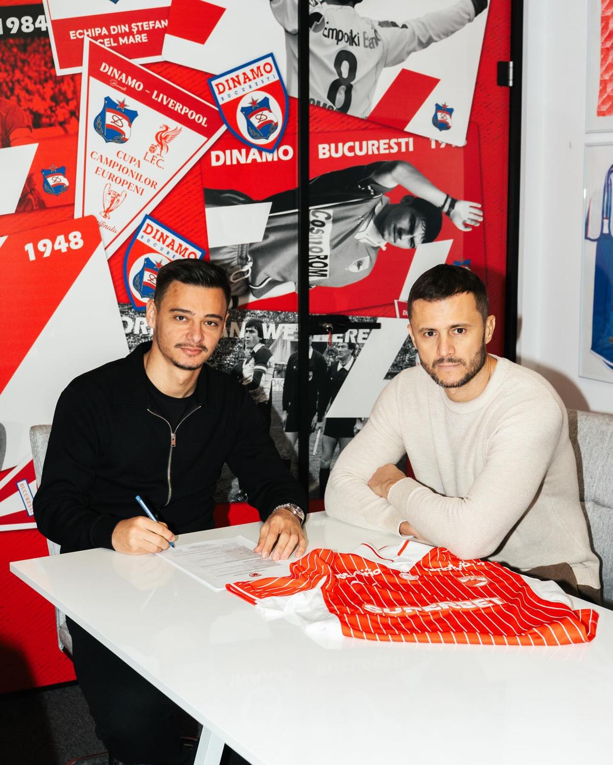 Valentin Țicu, prezentat oficial la Dinamo
