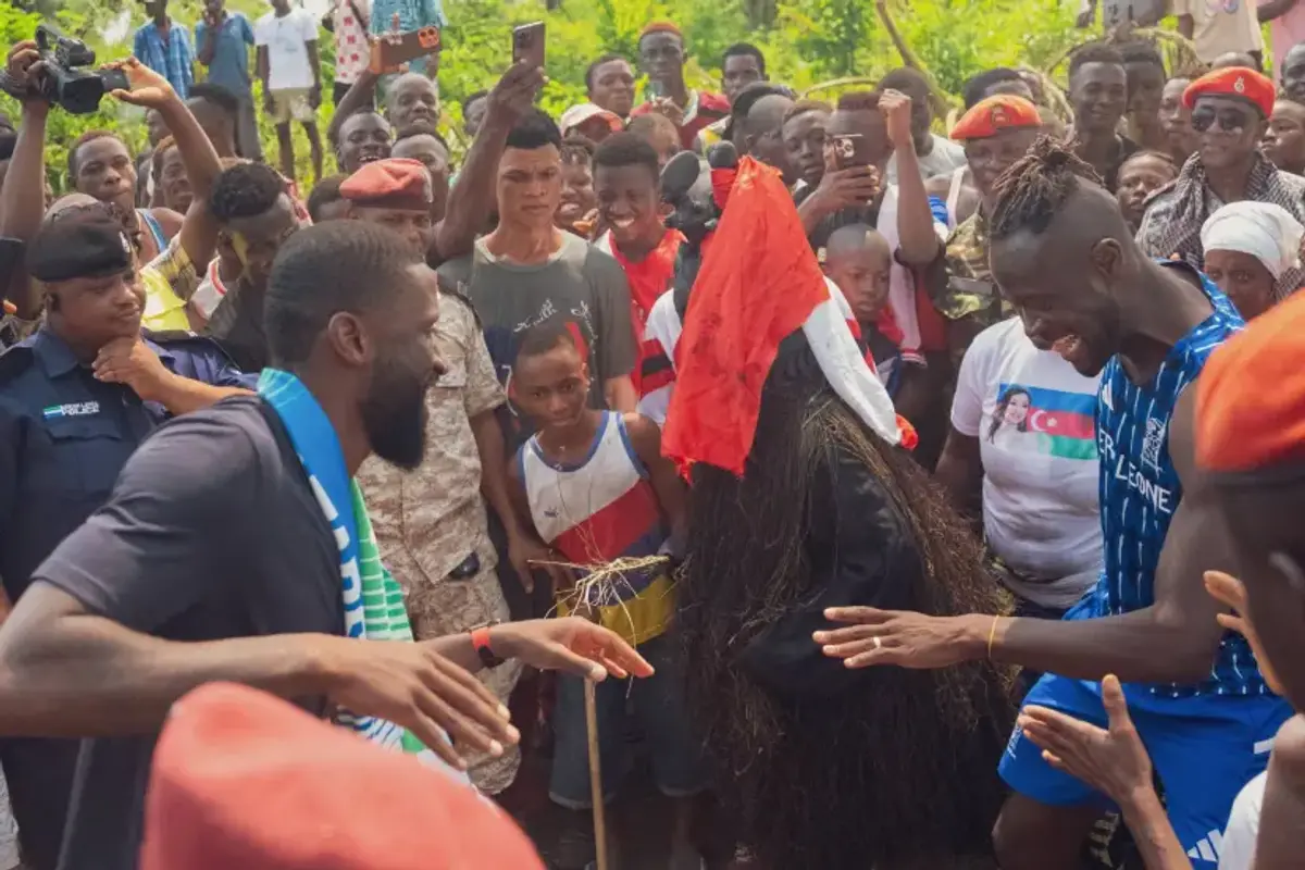 Antonio Rudiger, vizită umanitară în Sierra Leone
