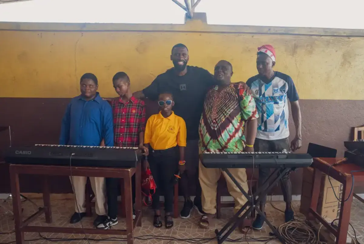 Antonio Rudiger, vizită umanitară în Sierra Leone