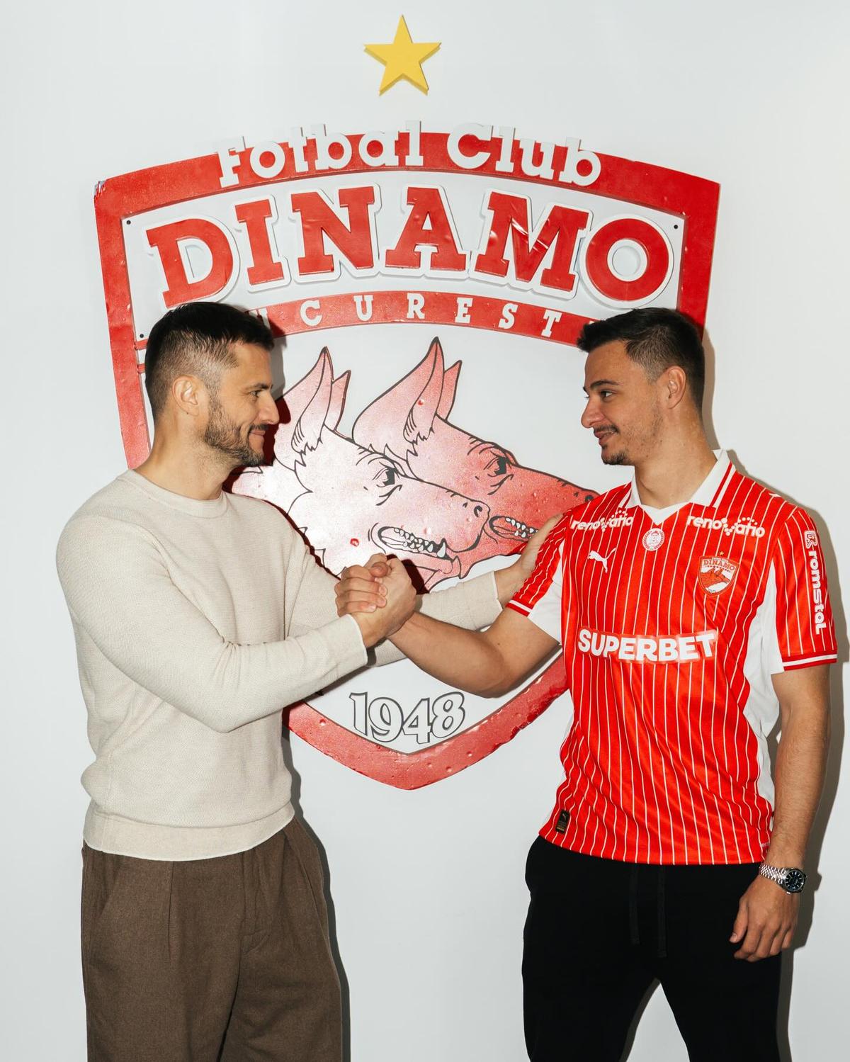 Valentin Țicu, prezentat oficial la Dinamo