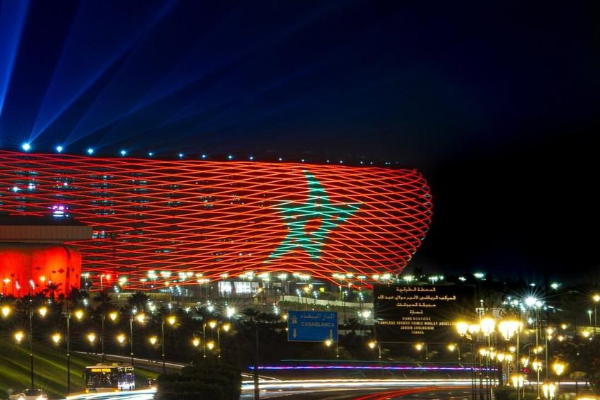 Stadionul Prince Moulay Abdellah / foto: instagram @yamearchitecturestudio