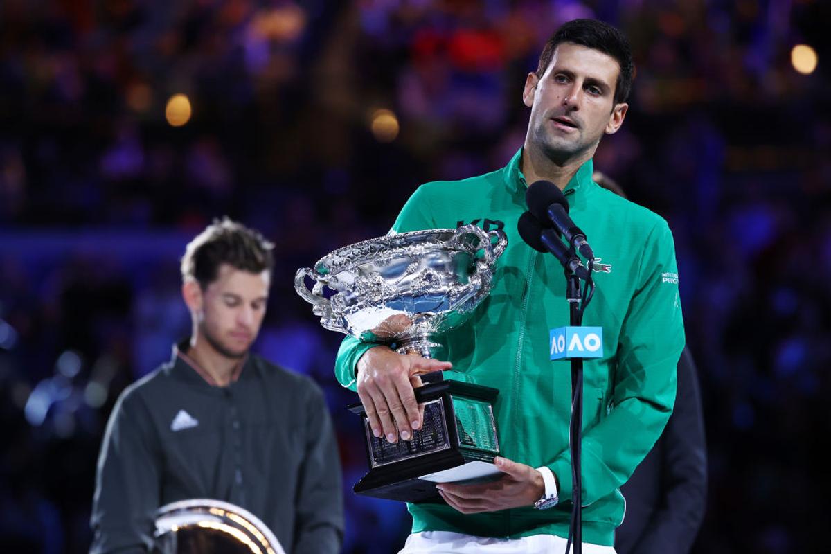 NOVAK DJOKOVIC - DOMINIC THIEM 6-4, 4-6, 2-6, 6-3, 6-4 // VIDEO Nole și Domi, discursuri similare: „Spre asta trebuie să ne îndreptăm atenția”