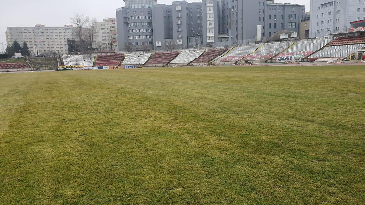 VIDEO Imagini dezolante din „Ștefan cel Mare”! Cum arată stadionul și gazonul înainte de Dinamo - FCSB
