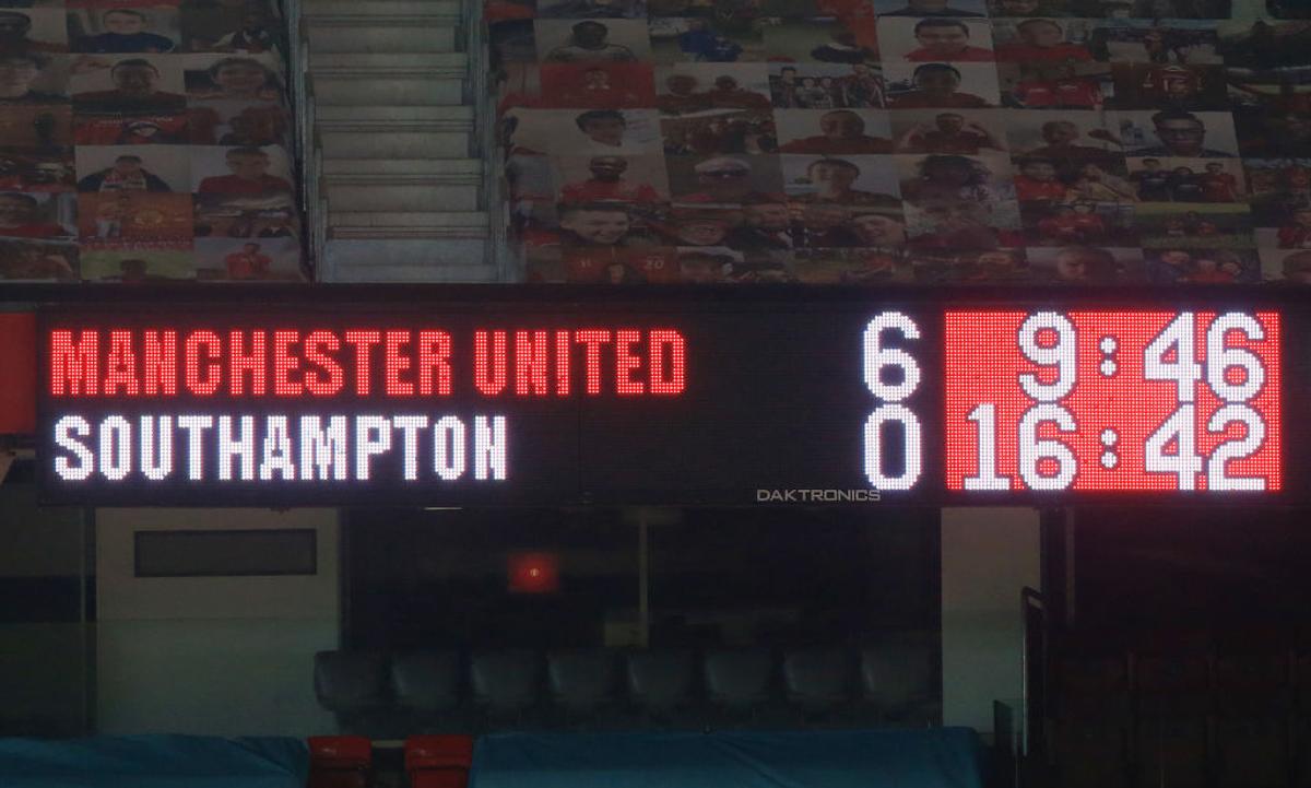 Rezultat năucitor în Premier League! Manchester United a marcat 9 goluri în poarta lui Southampton