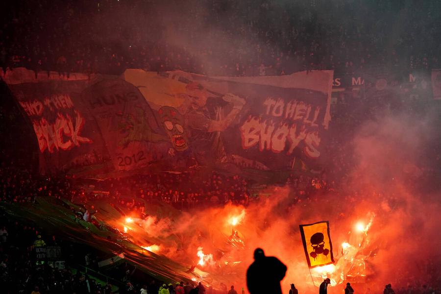 Imagini de pe Celtic Park // Foto: Imago Fără Ianis Hagi, Rangers a fost umilită de rivala Celtic
