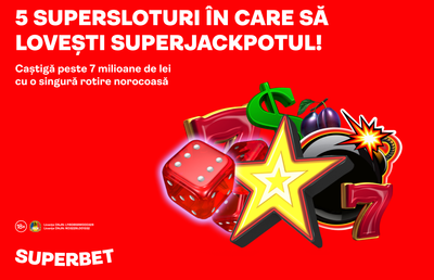 Top 5 sloturi EGT la care să câștigi acum SuperJackpotul de Inimă Neagră în valoare de peste 7,5 milioane de lei!