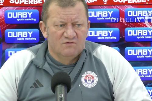 Dorinel Munteanu (55 de ani), antrenorul Oțelului, nu se teme înaintea meciului cu Rapid, din runda #24 din Superliga.