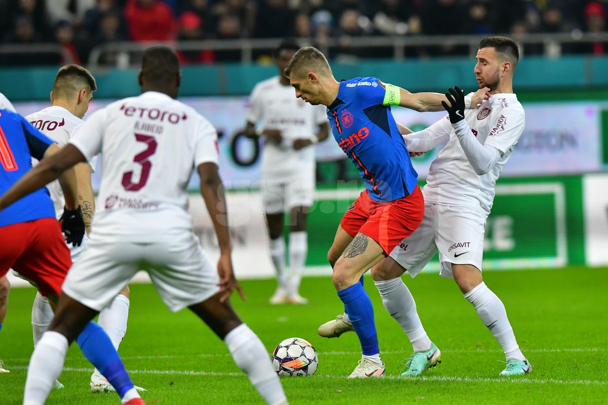 FCSB - CFR Cluj, egal pentru U Cluj. Cum arată clasamentul după derby-ul de pe Arena Națională