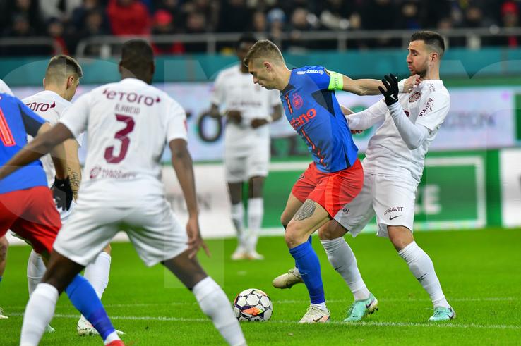 Florin Tănase și Adrian Păun în  FCSB - CFR Cluj/ foto Cristi Preda (GSP)