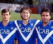 Ioan Ovidiu Sabău, Florin Răducioiu și Gică Hagi. Brescia Romena