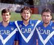 Ioan Ovidiu Sabău, Florin Răducioiu și Gică Hagi. Brescia Romena