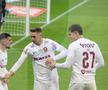 Imagini de bucurie la golul marcat de Louis Munteanu în FCSB - CFR Cluj / Foto: Ionuț Iordache GSP