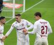 Imagini de bucurie la golul marcat de Louis Munteanu în FCSB - CFR Cluj / Foto: Ionuț Iordache GSP