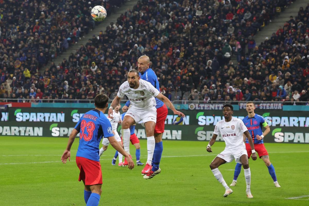 FCSB - CFR Cluj, egal pentru U Cluj. Cum arată clasamentul după derby-ul de pe Arena Națională