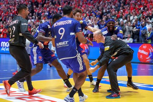 Franța a câștigat finala mică la Campionatul Mondial de handbal masculin, scor 35-34 împotriva Portugaliei./ foto Imago Images