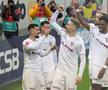 Imagini de bucurie la golul marcat de Louis Munteanu în FCSB - CFR Cluj / Foto: Ionuț Iordache GSP