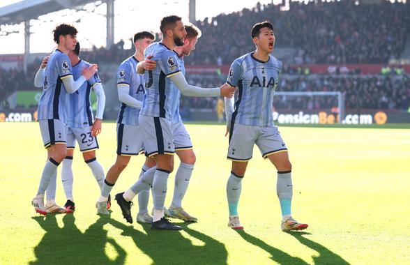 Ce a făcut Tottenham, azi, cu Brentford, fără Radu Drăgușin