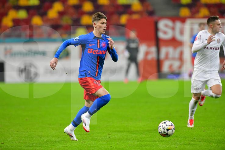 Alexandru Stoian, în primul meci la FCSB/ foto Cristi Preda (GSP)