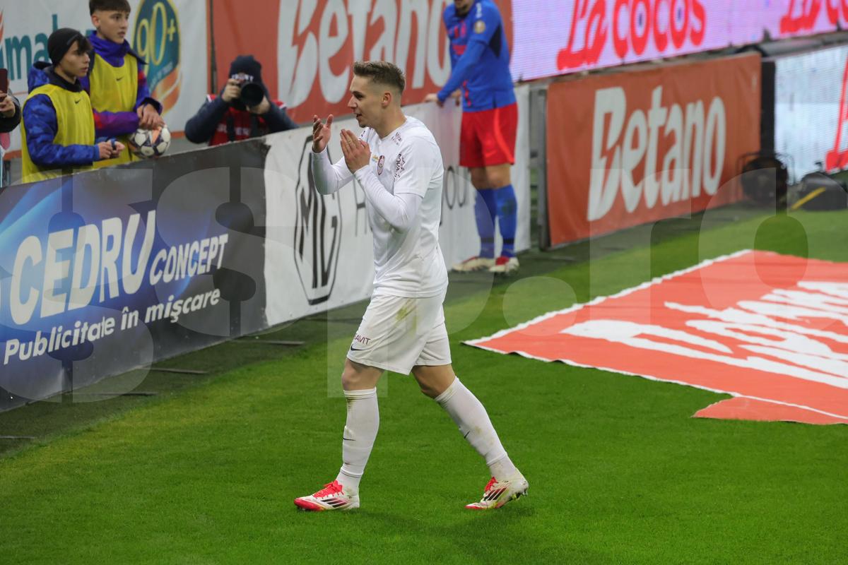 Damjan Djokovic, mulțumit de remiza cu FCSB: „Nu prea o dominam niciodată în deplasare”