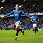 Ianis Hagi, în Rangers - Ross County/ foto Imago Images