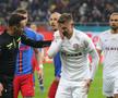 Louis Munteanu accidentat de Chiricheș în FCSB - CFR Cluj/ foto Ionuț Iordache (GSP)