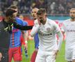 Louis Munteanu accidentat de Chiricheș în FCSB - CFR Cluj/ foto Ionuț Iordache (GSP)