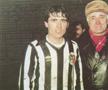 Gică Hagi, în tricoul Sportului Stdudențesc, și primul său antrenor de la Farul, Iosif Bukossi