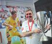Hagi și trofeul Superligii