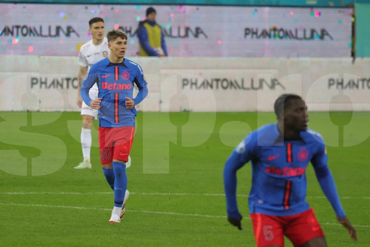 Alexandru Stoian, în primul meci la FCSB