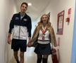 Victor Cornea a fost consolat de partenera Andreea Bălan, după „retrogradarea” României în în Grupa Mondială II la Cupa Davis, în urma eșecului cu Bulgaria, scor 1-3.