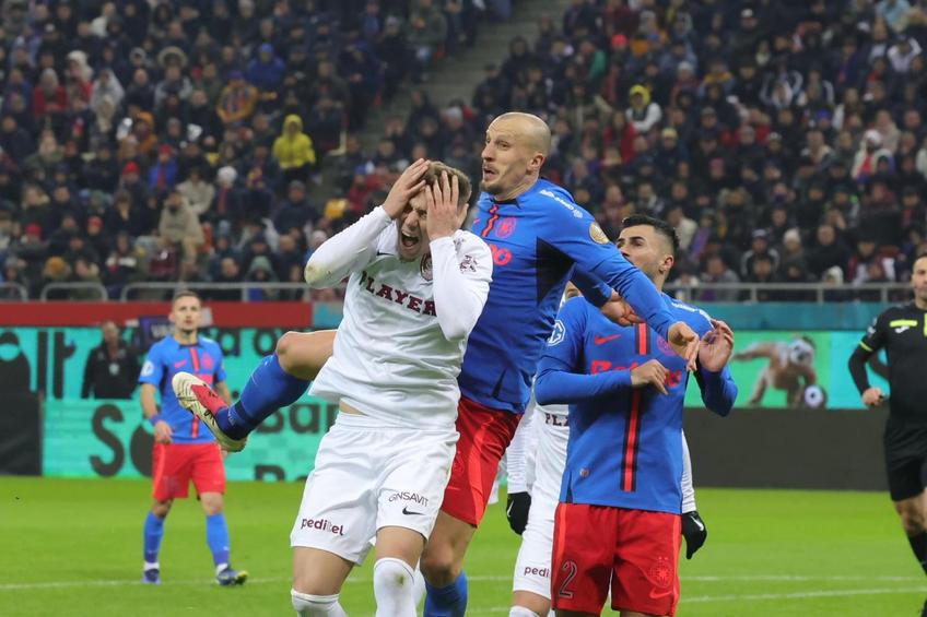 Louis Munteanu și Vlad Chiricheș în FCSB - CFR Cluj/ foto Ionuț Iordache (GSP)