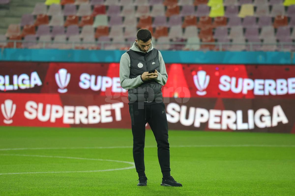 Imagini de la stadion înainte de FCSB - CFR Cluj