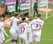 Imagini de bucurie la golul marcat de Louis Munteanu în FCSB - CFR Cluj / Foto: Ionuț Iordache GSP