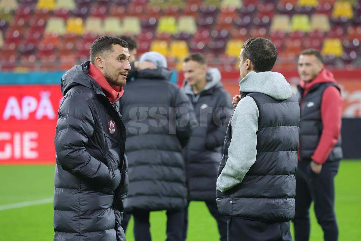 Imagini de la stadion înainte de FCSB - CFR Cluj
