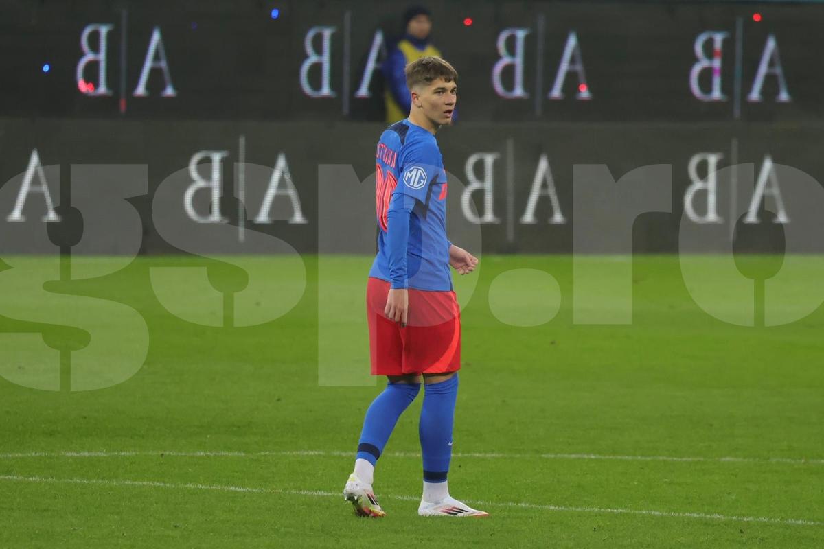 Alexandru Stoian, în primul meci la FCSB