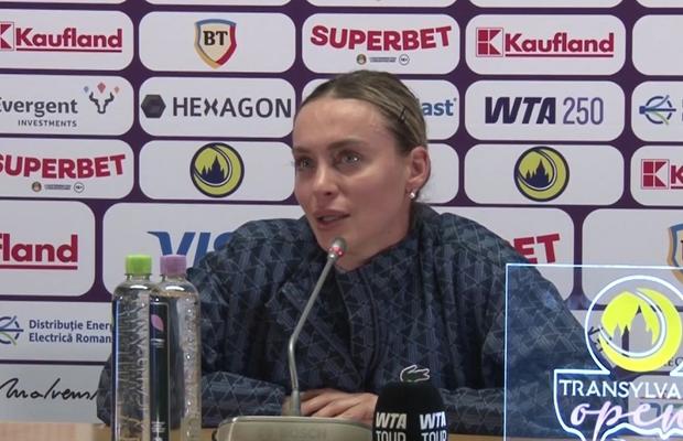 Ana Bogdan, discurs printre lacrimi după eliminarea de la Transylvania Open: „Am fost foarte jos, nu mai vedeam luminița de la capătul tunelului”