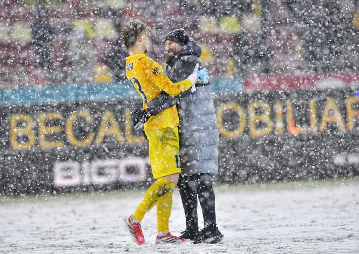 Matei Popa, fiul lui Marius Popa, actualul antrenor cu portarii de la FCSB. Foto: Cristi Preda (GSP)