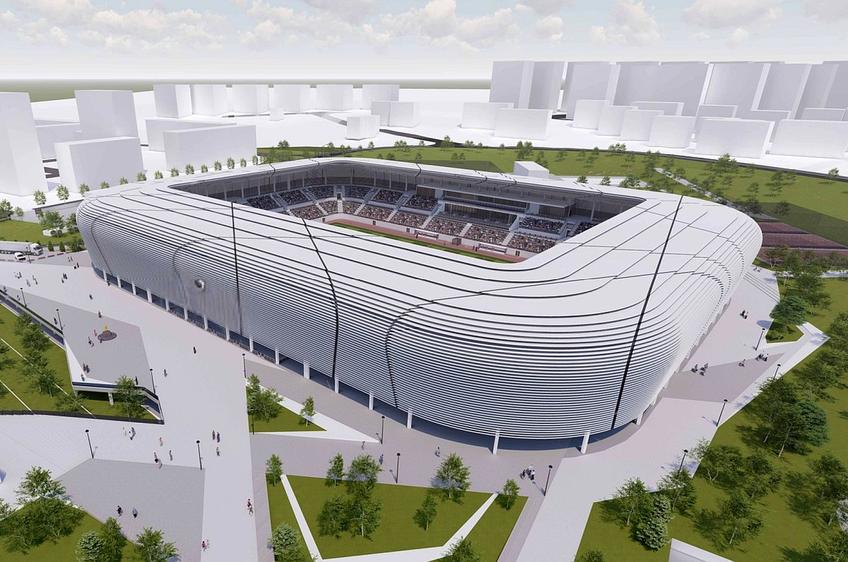 Așa ar urma să arate noul stadion din Hunedoara