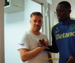 Revenirea lui Dawa, „montată” de fundașul camerunez // Capturi foto: YouTube @Joyskim Dawa