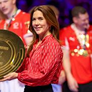 Regina Mary a Danemarcei a înmânat trofeul la Europeanul de handbal masculin / FOTO: Imago