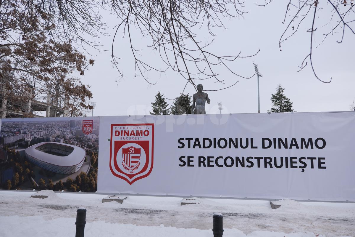 Se lucrează într-un ritm uluitor la Stadionul Dinamo: arena din Ștefan cel Mare este deja 50% demolată » GSP a intrat pe șantier